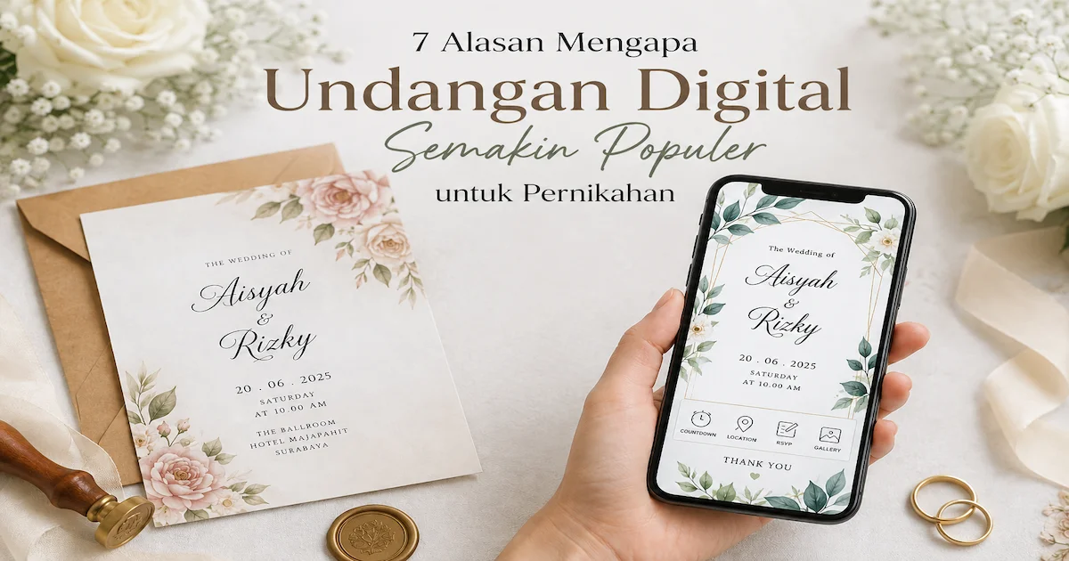 7 Alasan Mengapa Undangan Digital Semakin Populer untuk Pernikahan